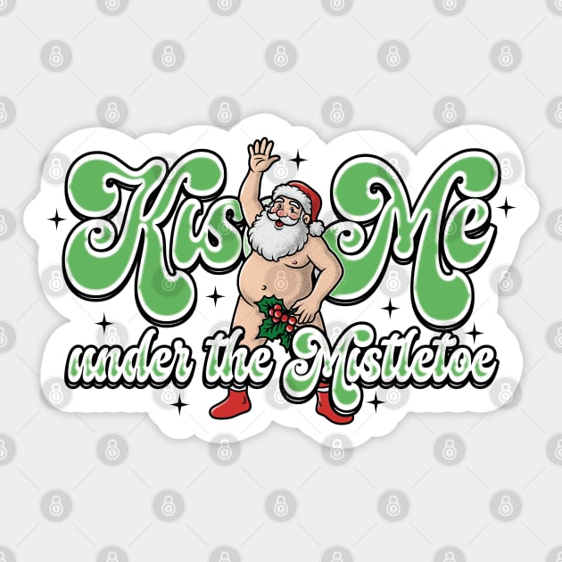 Funny Santa Sticker by Wrongteeshirt